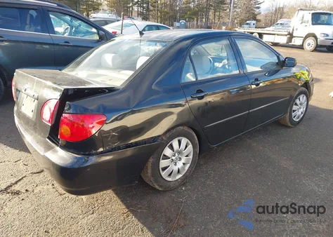 2004 Toyota Corolla Le z USA, uszkodzony, nr VIN 2T1BR38E54C193080